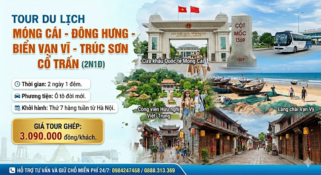 tour Móng Cái - Đông Hưng