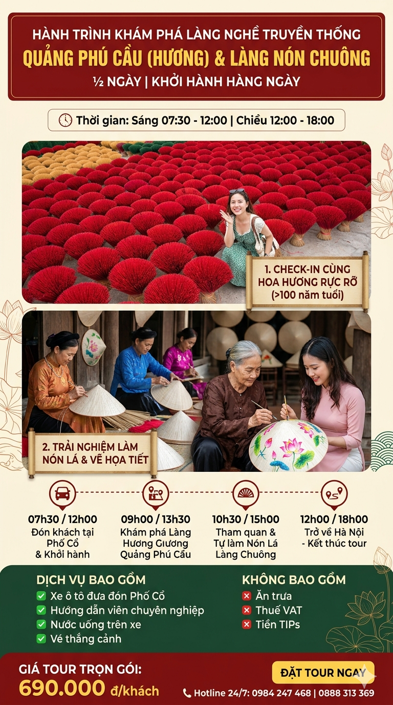 tour khám phá làng nghề truyền thống